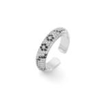 Каблучка Леопард тонка срібло