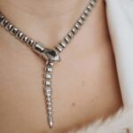Підвіс у вигляді змії срібло