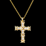 Підвіс Tiffany у вигляді хрестика золото