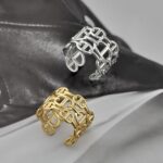 Широка каблучка Hermes універсального розміру