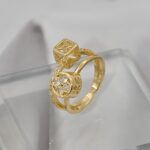 Подвійна каблучка Louis Vuitton з кубічними елементами1