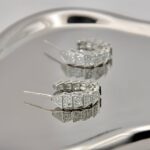 Сережки BVLGARI з камінням у вигляді змії срібло2