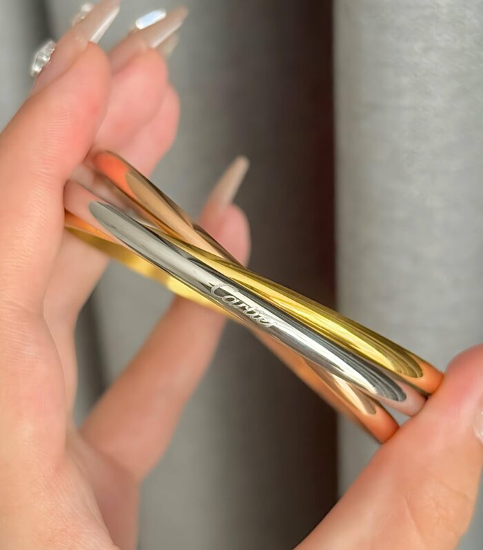 Потрійний жорсткий браслет Cartier1