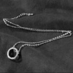 Підвіс Tiffany у вигляді кільця з камінням довжина