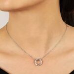 Підвіс Tiffany у вигляді кільця з камінням на тілі