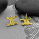 Великі сережки-пусети Celine2