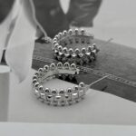 Сережки Cartier Clash з логотипом срібло лого