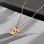Класичний ланцюжок с підвіскою Chanel золото