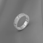 Каблучка Cartier у камінні з логотипом срібло1
