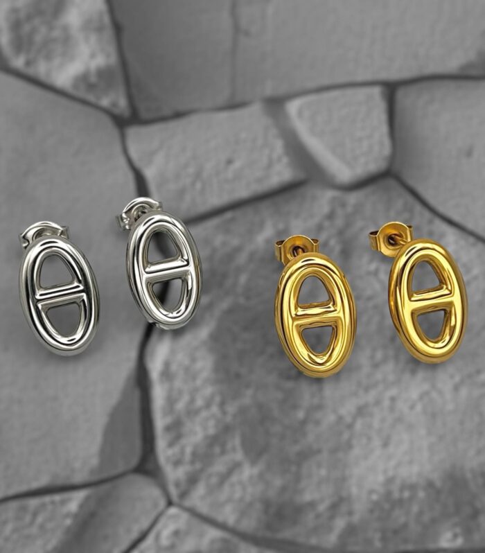 Мінімалістичні сережки Hermes