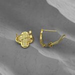 Сережки Van Cleef у камінні з італійською застібкою застібка