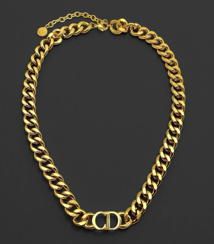 Масивне ланцюгове кольє Dior