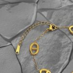 Мінімалістичний ланцюговий браслет Hermes застібка
