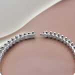 Жорсткий браслет Cartier Clash з логотипом срібло лого